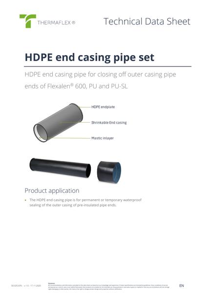 TDS - HDPE End Casing Pipe Set (EN) | Thermaflex
