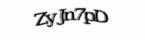 Security check image, please type the characters shown