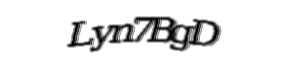 Security check image, please type the characters shown